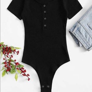 NEW With Packaging SHEIN black bodysuit